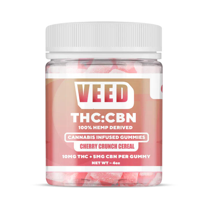 Gummies THC 300 mg + 150 mg CBN - Cherry VEED