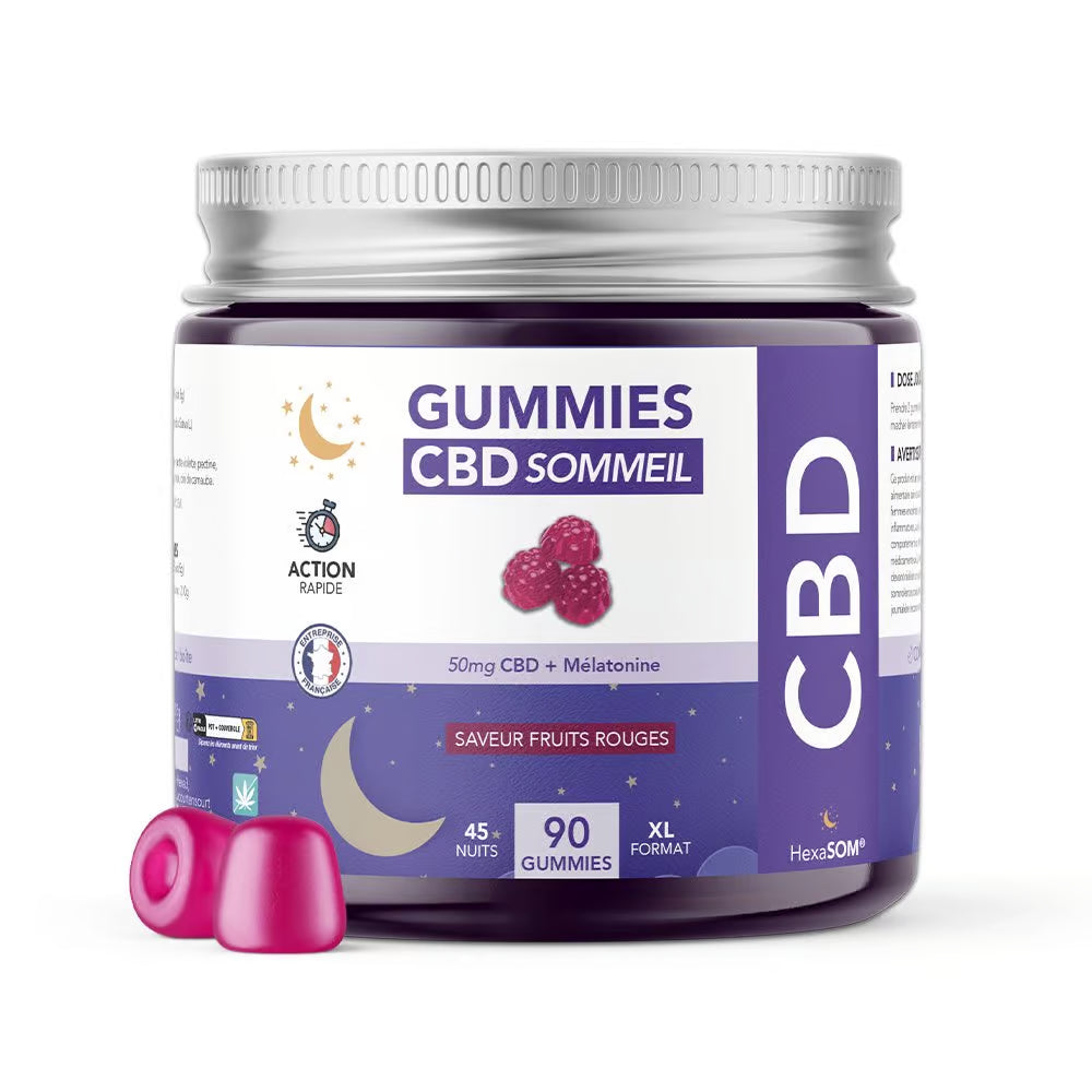 Gummies CBD Sommeil 45 nuits HexaSOM® Hexa3