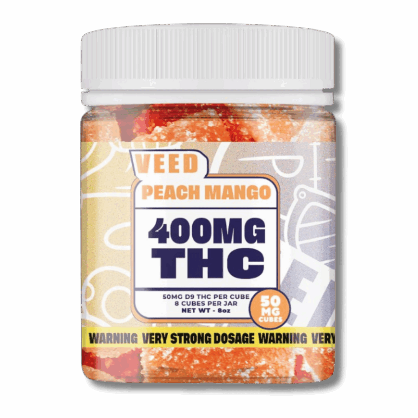 GUMMIES DELTA9 THC VEED 400mg - Peach Mango