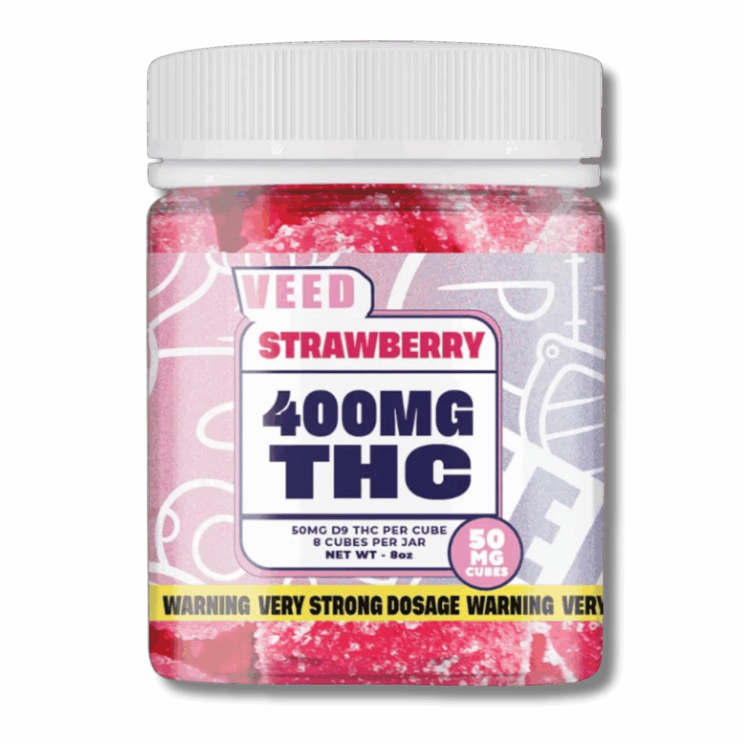 GUMMIES DELTA9 THC VEED 400mg - Strawberry