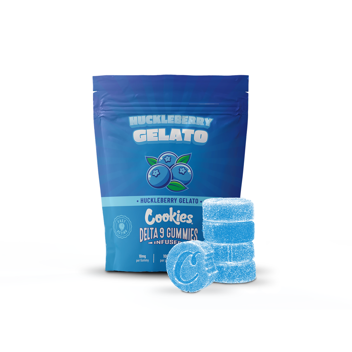10mg D9 Gummies - Huckleberry Gelato