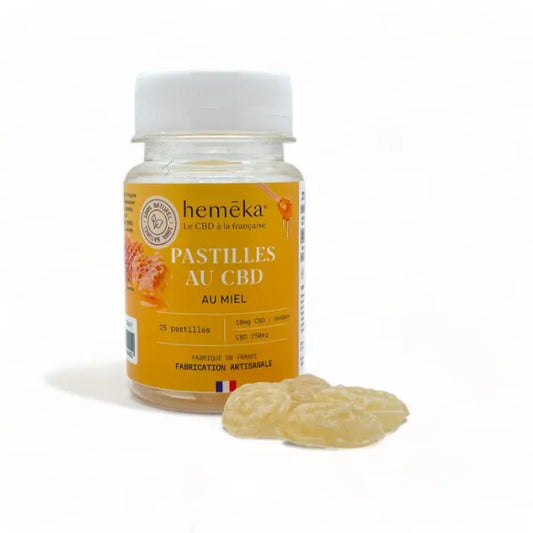 Pastilles au CBD Miel - HEMEKA