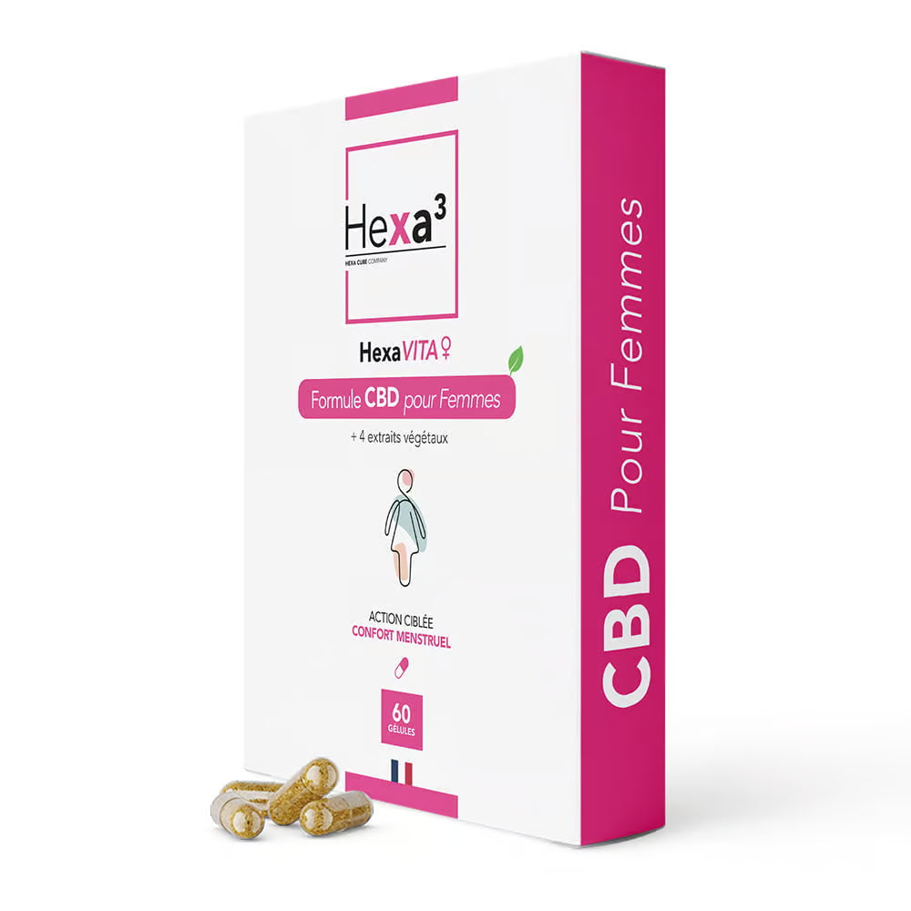 Capsules CBD Confort Menstruel 60 jours HexaVITA® Hexa3