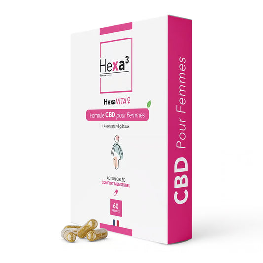 Capsules CBD Confort Menstruel 60 jours HexaVITA® Hexa3