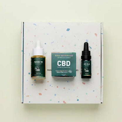 Coffret-cadeau bio CBD chanvre - Atelier-populaire