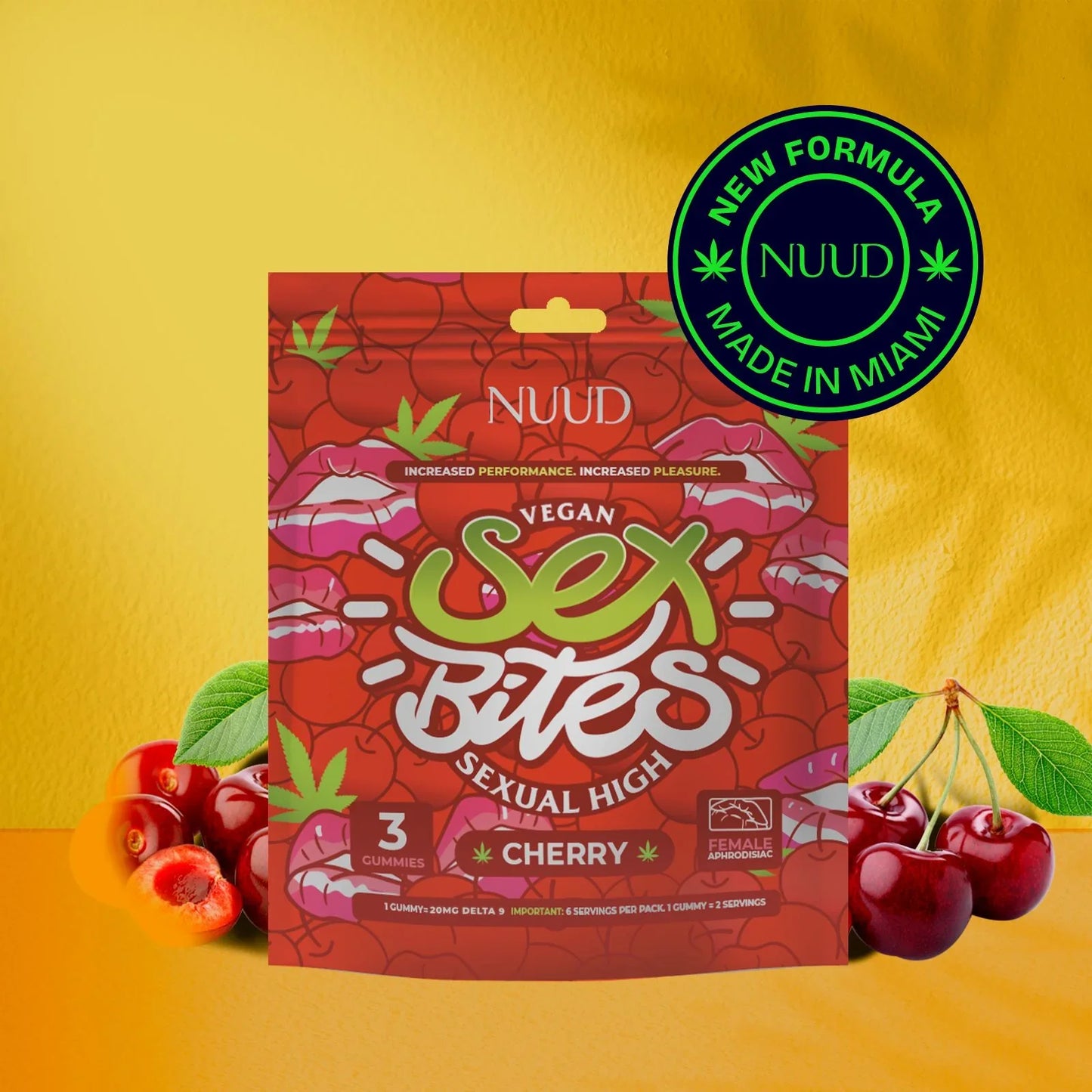 Gummies Δ9 THC | Sex Bites Female | Cerise 🍒