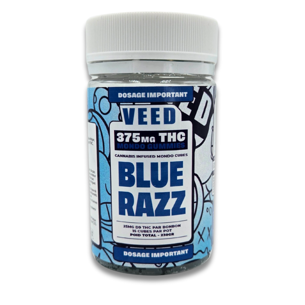 Gummies THC 375 mg Blue Razz - VEED