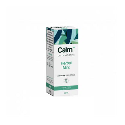 E-liquide - CBD+nicotine - Herbal-mint-calm