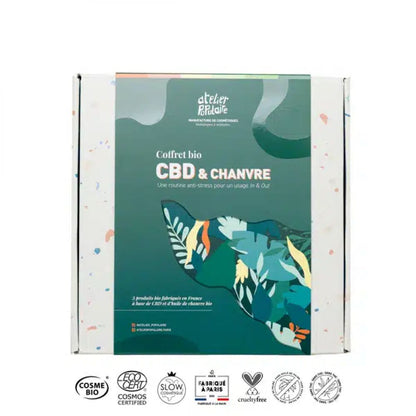 Coffret-cadeau bio CBD chanvre - Atelier-populaire