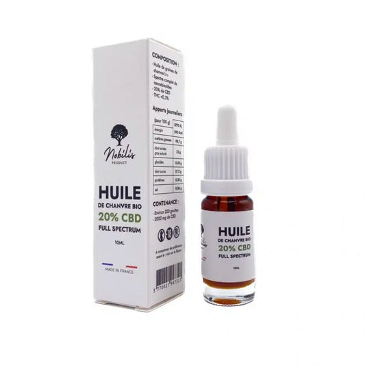 Huile CBD 20% - Full-spectrum - Nobilis