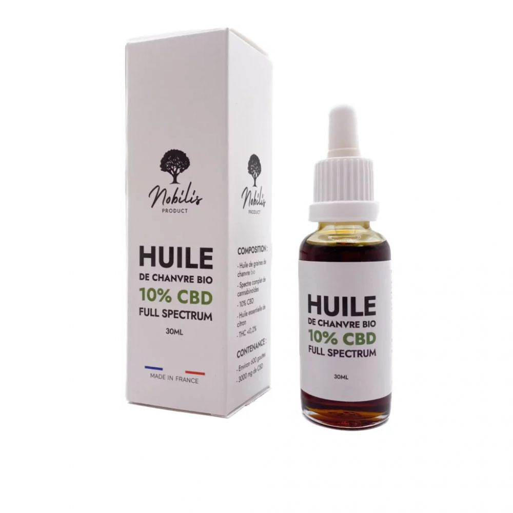 Huile CBD 10% - Full-spectrum - Nobilis