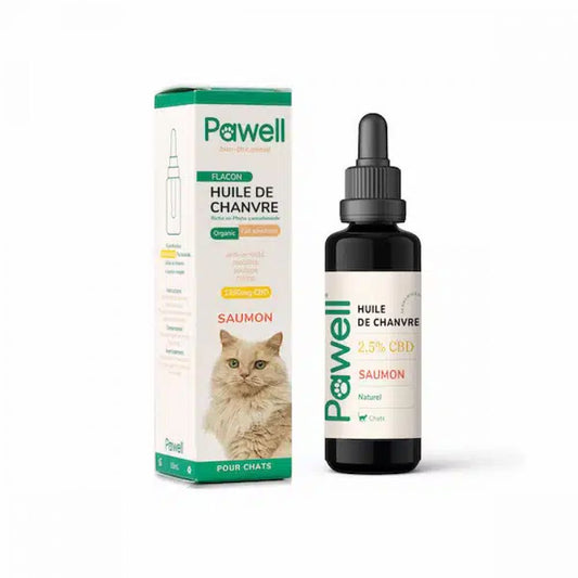 Huile CBD pour Chats – PAWELL – 50ml