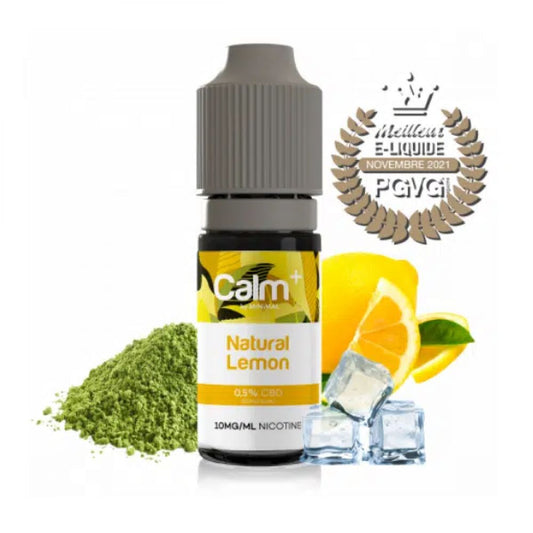 E-liquide - CBD+nicotine - Natural-lemon-calm