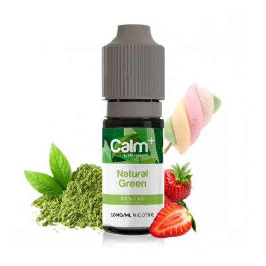 E-liquide - CBD+nicotine - Natural-green-calm