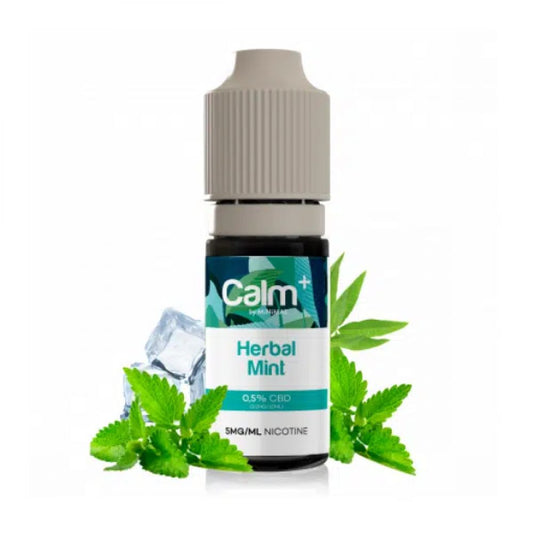 E-liquide - CBD+nicotine - Herbal-mint-calm