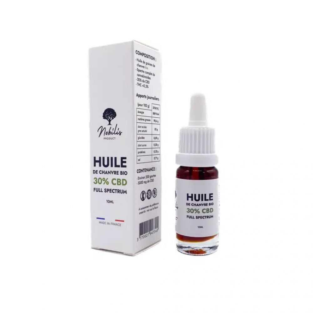 Huile CBD 30% - Full-spectrum - Nobilis