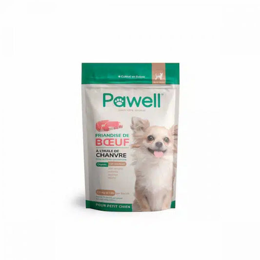 Friandises CBD boeuf petits chiens - Pawell