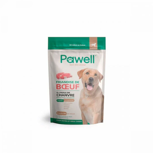 Friandises CBD boeuf grands chiens - Pawell