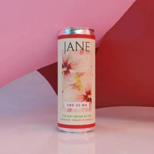 Thé au CBD 35mg – Fraise, Hibiscus & Basilic – Jane